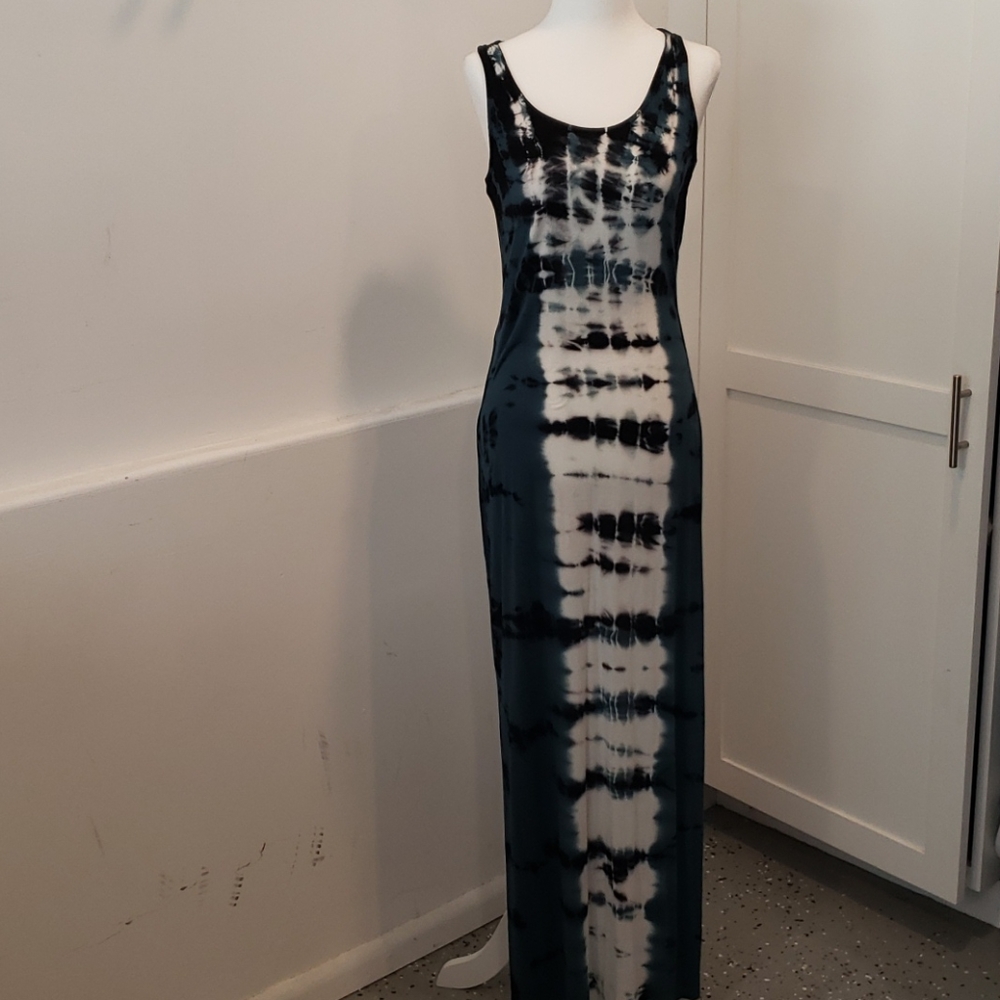 Tie dye maxi dress